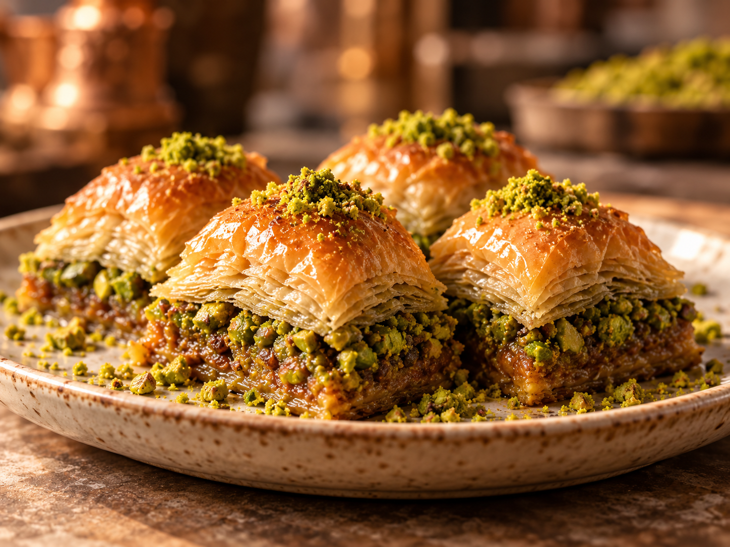 Fıstıklı Baklava - Boyozcum İzmir lezzeti